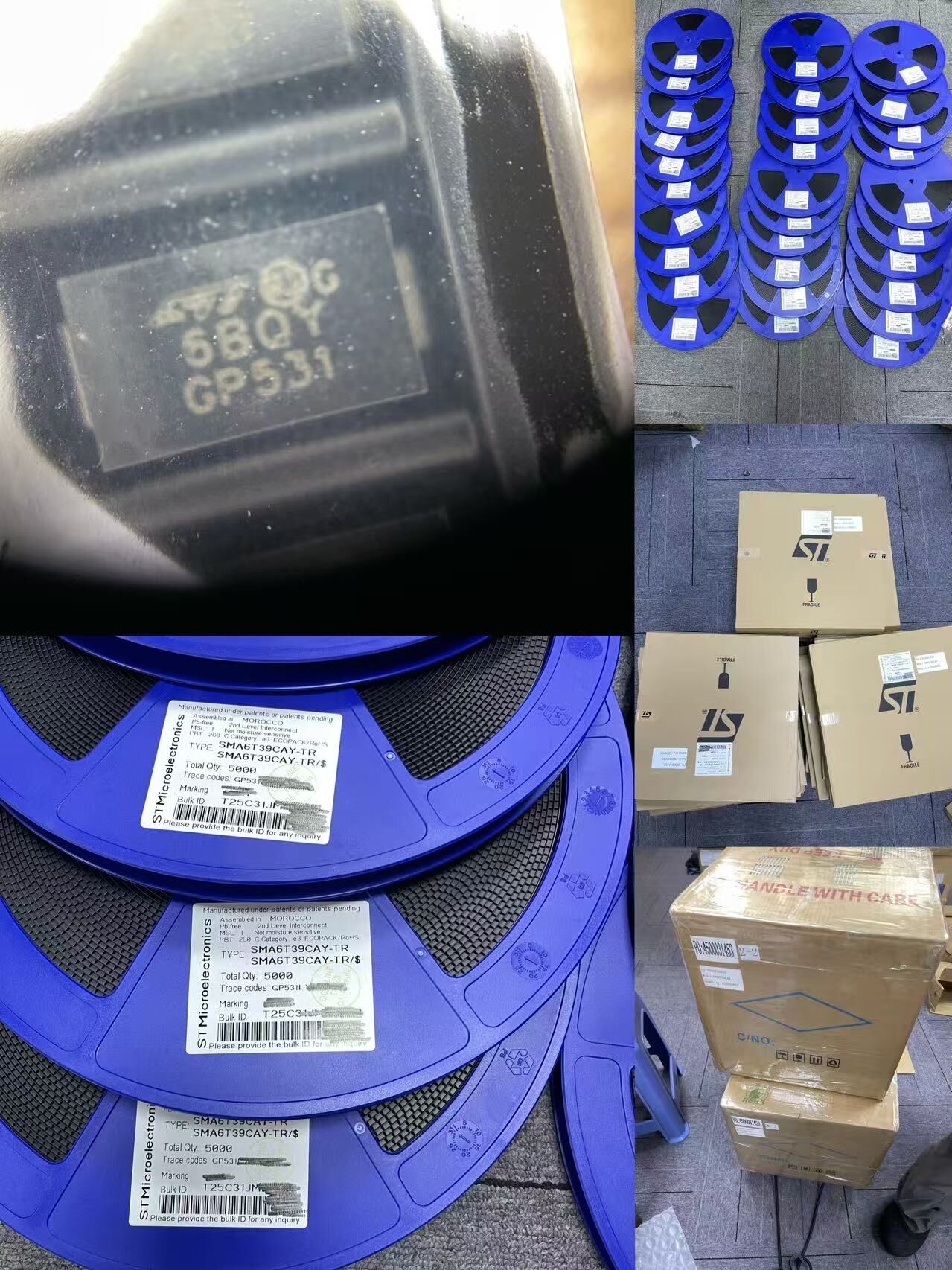 STMicroelectronics SMA6T39CAY-TR - product and label photo 60