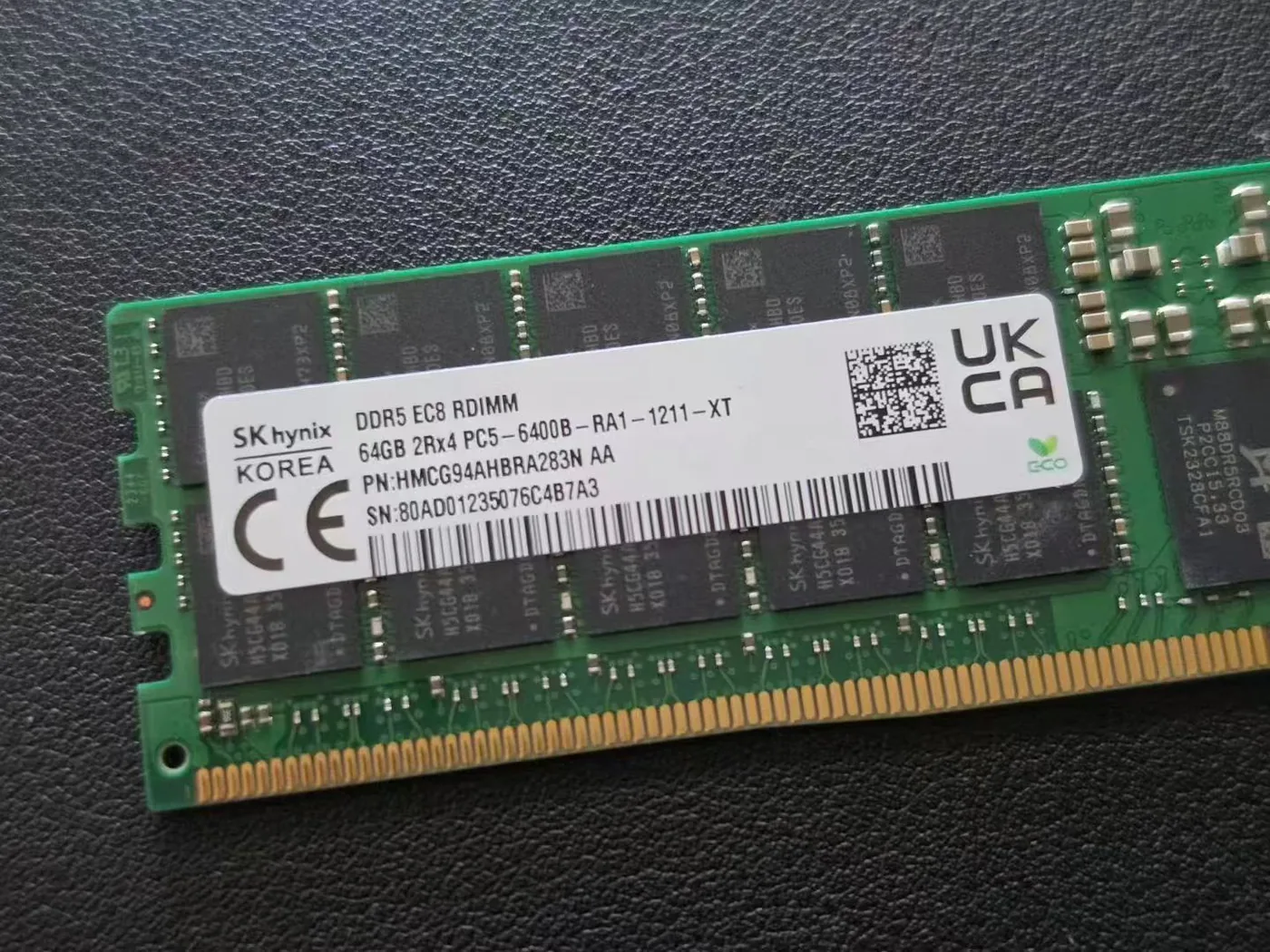 SK hynix DDR5 server memory real stock photo